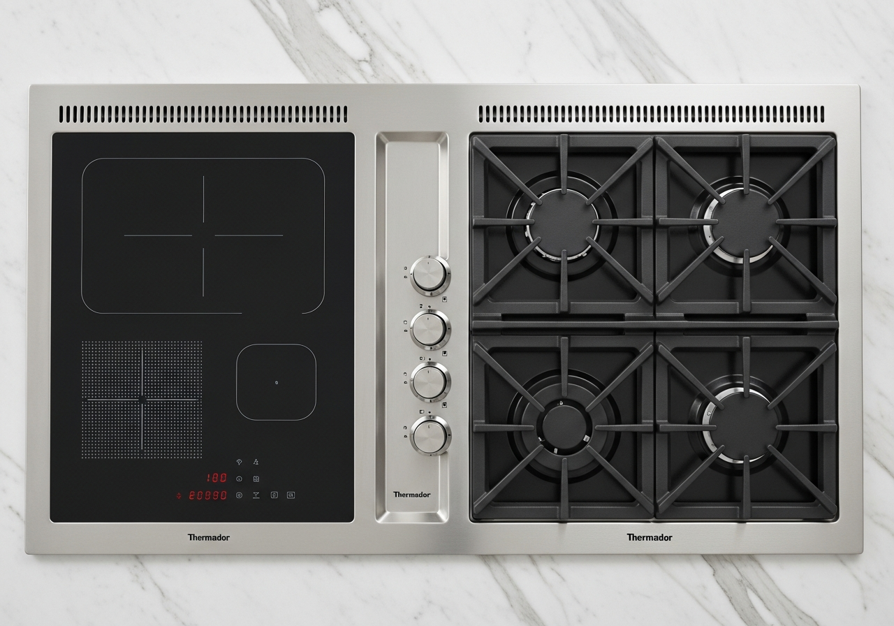 Thermador star burner cooktop